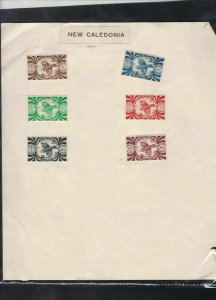 new caledonia & madagascar 1943 stamps page ref 18028