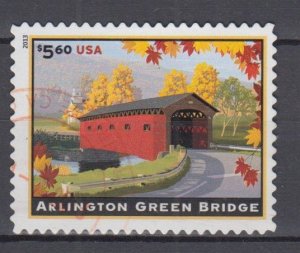 ​(G) USA Sc#4738  Arlington Green Bridge  VF Used (out of paper & gum)