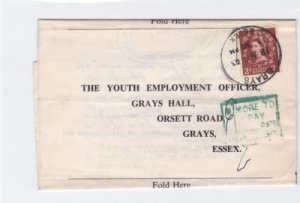 england  1963 more to pay slogan cancel  stamps cover ref r14639