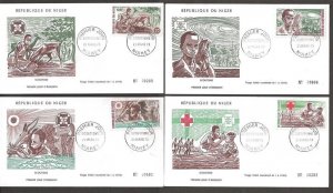 1973 Niger Boy Scout African Conference first aid FDC