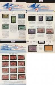 MOMEN: US STAMPS 1945-1946 MINT OG NH COLLECTIONS LOT #12522