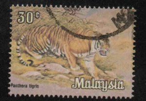 MALAYSIA Scott 175 used Tiger stamp,