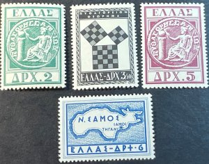 GREECE # 582-585-MINT/HINGED---COMPLETE SET---1955