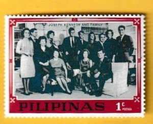 PHILIPPINES 1968 1c JFK FAMILY CINDERELLA - MNH