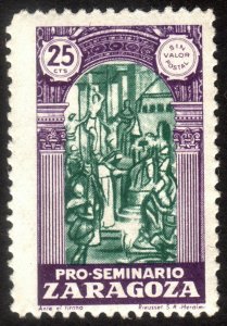 25c, Spain, Charity stamp, MNH