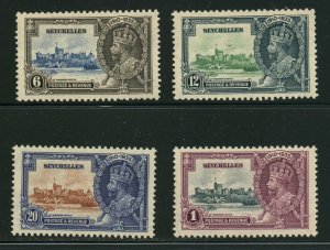 Seychelles 1935 Silver Jubilee SG 128-31 Scott 118-21 Unmounted Mint NH Set