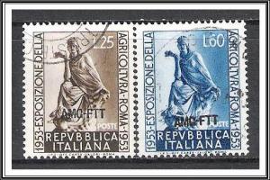 Trieste #182-183 Agricultural Expo Used