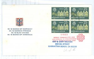 Netherlands Antilles (Curacao) #249 On Cover Multiple