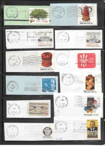 Just Fun Page #281 INDIANA U.S Mixture POSTMARKS & CANCELS Collection / Lot