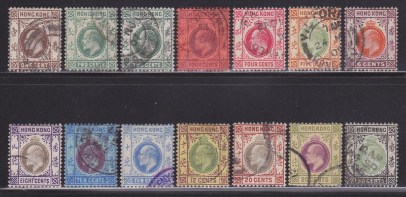 Hong Kong 86-99 used nice colors scv $ 108 ! see pic !