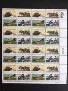 1970 sheet, Natural History, Sc# 1387-1390