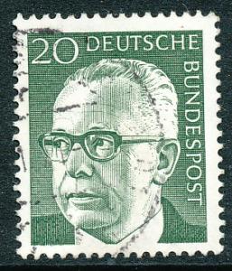 Germany #1030 used, Pres. Gustav Heinemann