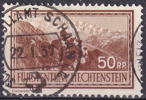 Liechtenstein  #125  F-VF Used   CV $21.00 (Z3167)