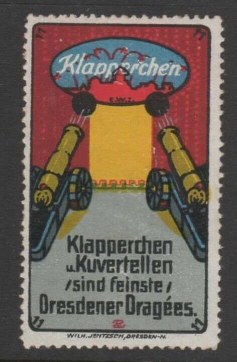 Germany- Dresden Dragees Advertising Stamp - NG