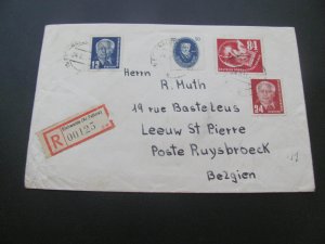 GERMANY DDR 1950 COVER  B21+  35 EUROS (100)