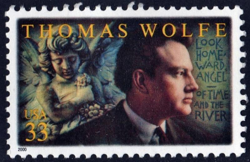 SC#3444 33¢ Thomas Wolfe Single (2000) MNH