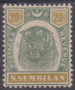 NEGRI SEMBILAN 1895 TIGER 20C 