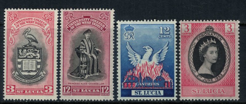 St. Lucia #149-51,6*  CV $2.60