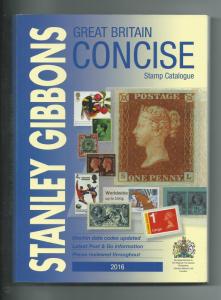 2016 Stanley Gibbons Concise Stamp Catalogue