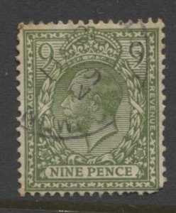 STAMP STATION PERTH GB #198 KGV Definitive Used  - CV $3.00