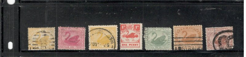 WESTERN AUSTRALIA COLLECTION ON STOCK SHEET