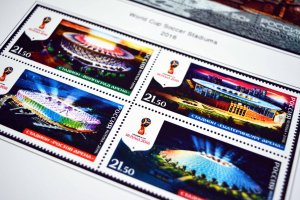 COLOR PRINTED RUSSIA 2014-2016 STAMP ALBUM PAGES (73 illustrated pages)