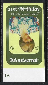 MONSERRAT CENTER INVERTED IMPERF I276