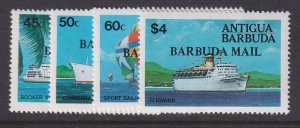 Barbuda, Scott 641-644, MNH