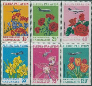 Gabon 1971 SG410-415 Flowers set MNH