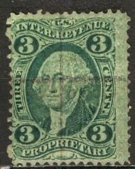 USA; 1862: Sc. # R18c. Used Single Stamp