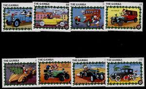 Gambia 928-35 MNH Disney, Santa, Christmas, Cars