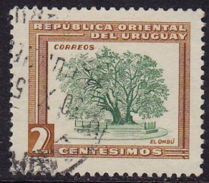 Uruguay - 1954 - Scott #606 - used - Tree