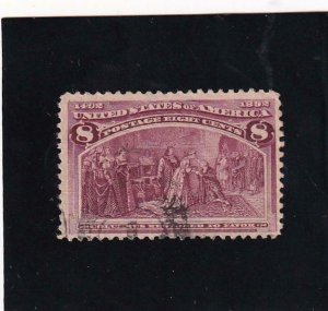 8c Columbian, Sc #236, Used (45078)