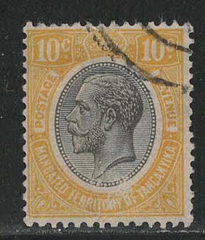 Mandated Territory of Tanganyika Scott # 30, used