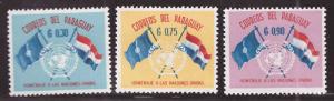 Paraguay Scott 569-571 MNH** flag stamps