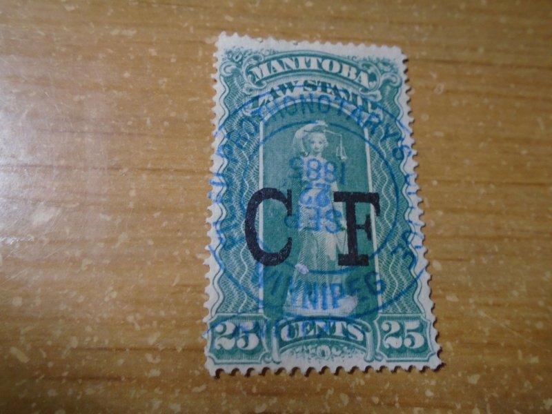 Canada Revenue stamp  van Dam  #  ML9  used