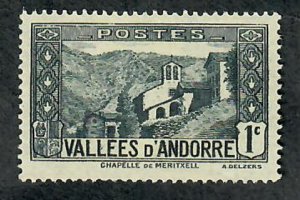 Andorra (French) #23 Mint Hinged single