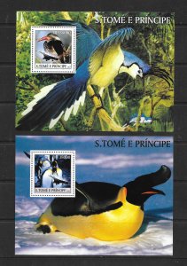 BIRDS - ST THOMAS & PRINCE ISLANDS #1485-6   MNH