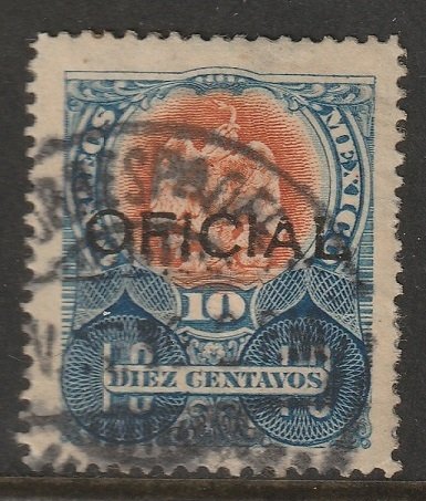 Mexico 1910 Sc O69 official used