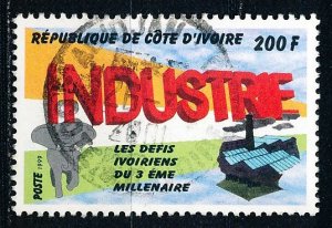 Ivory Coast #1053 Single Used