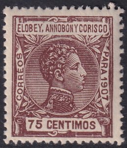 Elobey Annobon & Corisco 1907 Sc 48 MNH** light creases