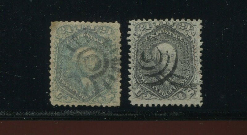 70b & 78b Washington Used  Stamps (Stock Bx 2120)