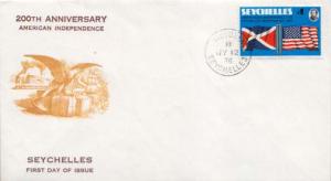 Seychelles, First Day Cover, Americana