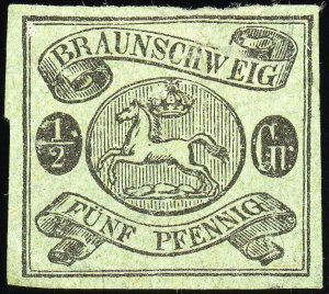 Brunswick Stamps # 6 Unused VF Scott Value $25.00