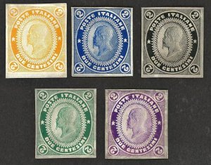 Italy Stamps MH VF Essay ( Lot of 5 )