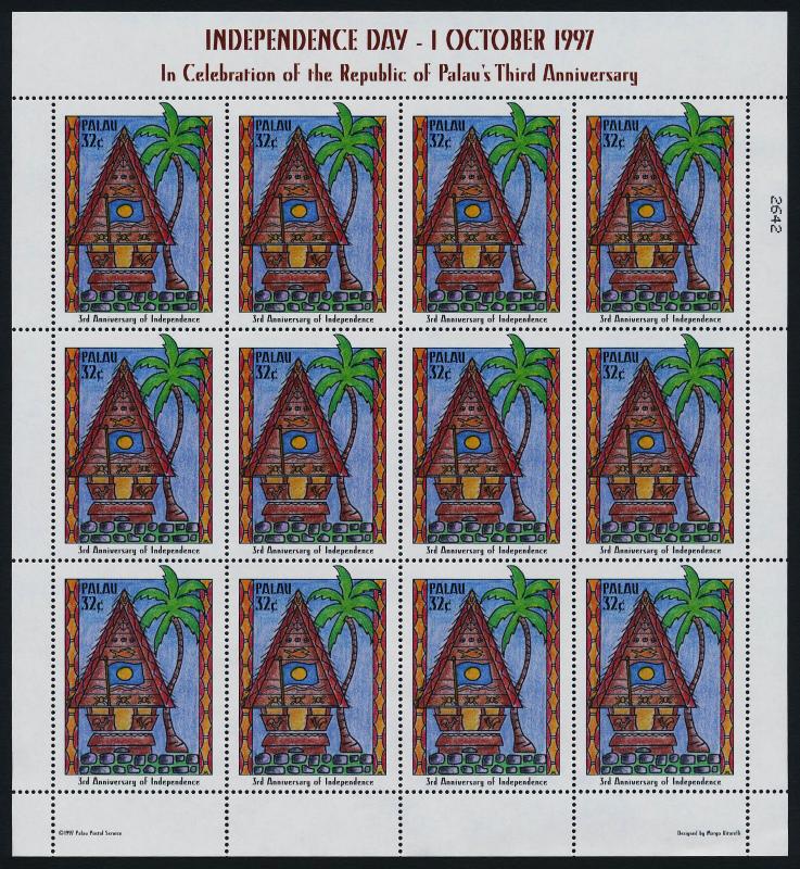 Palau 435 MNH Independence Day, Architecture