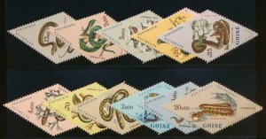 PORTURGUESE GUINEA 306-317 MINT NH SNAKES