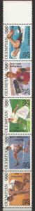 # 2496-2500 MINT NEVER HINGED OLYMPIANS