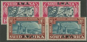 SOUTH WEST AFRICA #133-134 MINT PAIRS