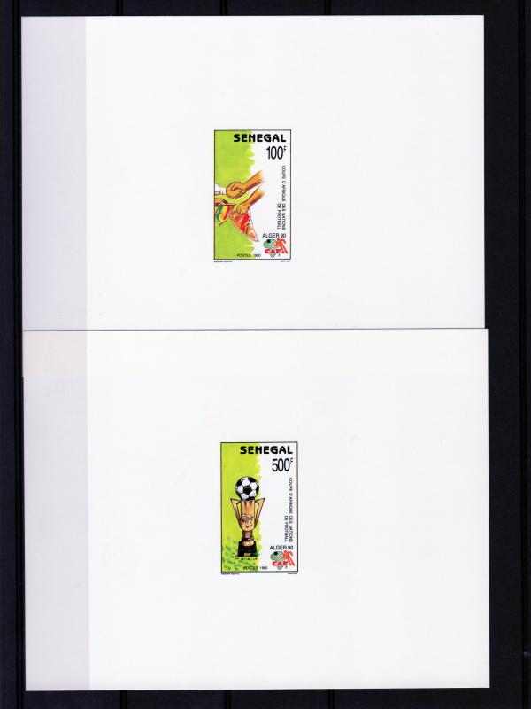 Senegal 1990 Sc#885/888 African Football Cup 4 DELUXE SS MNH VF